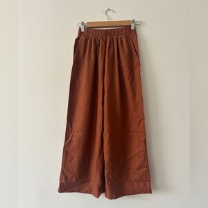 NWT OZMA Regen Silk Noil Pants